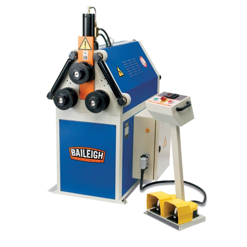 Baileigh R-H45 Hydraulic Angle Ring Roll Bender Machine, large image number 1