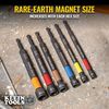 Klein Tools 1/2-Inch Magnetic Color-Coded Power Nut Setter, 1 Pack, small image number 2
