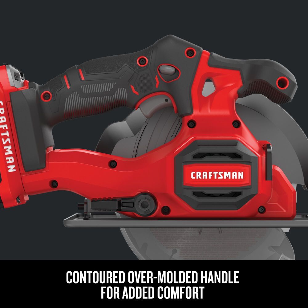CRAFTSMAN V20* Cordless 6-1/2 Inch Circular Saw 1 Battery Kit, large image number 4