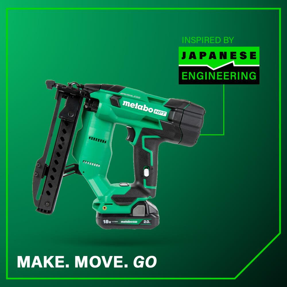 Metabo HPT 18V MultiVolt Brushless 18-Gauge 1/4 Inch Narrow Crown Stapler, large image number 12
