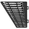 Milwaukee Combination Wrench Set Metric Flex Head Ratcheting 15pc, small image number 1