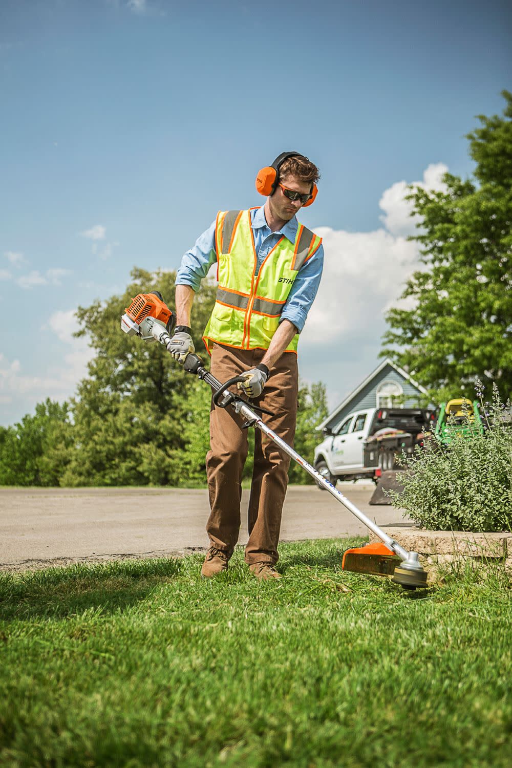 Stihl straight shaft store whipper snipper