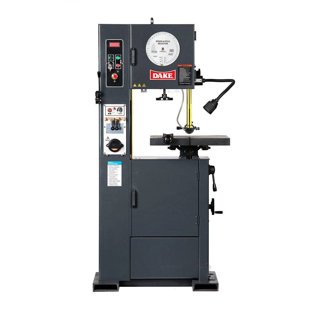 Dake Dake V-16 220V 3 Phase 15 1/2 Inch Throat Vertical Bandsaw, large image number 2