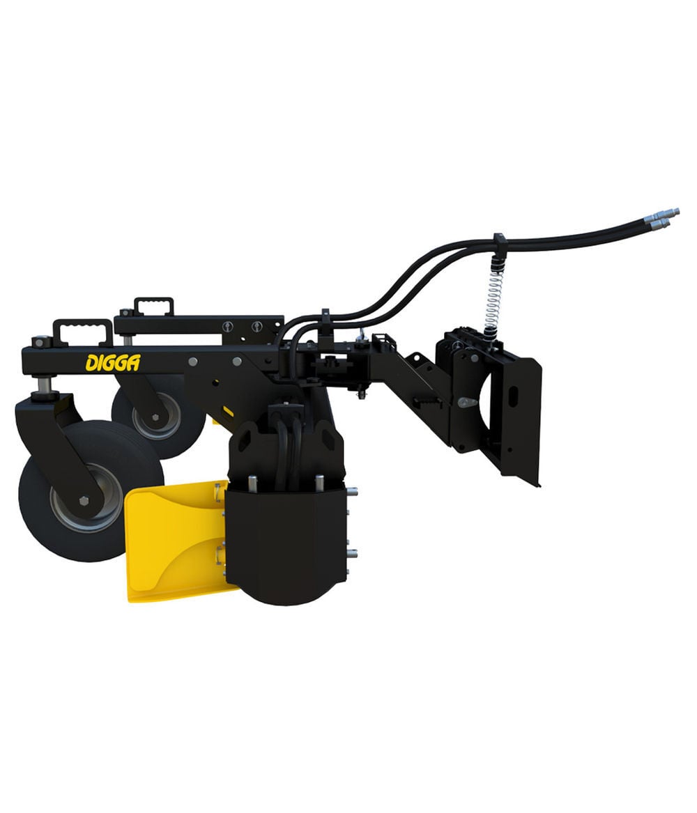 Digga North America 90 Inch Hydraulic Slew High Flow Soil Conditioner for Skid Steer, large image number 3