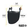 Klein Tools Face Shield, Cap Style, Gray Tint, small image number 3