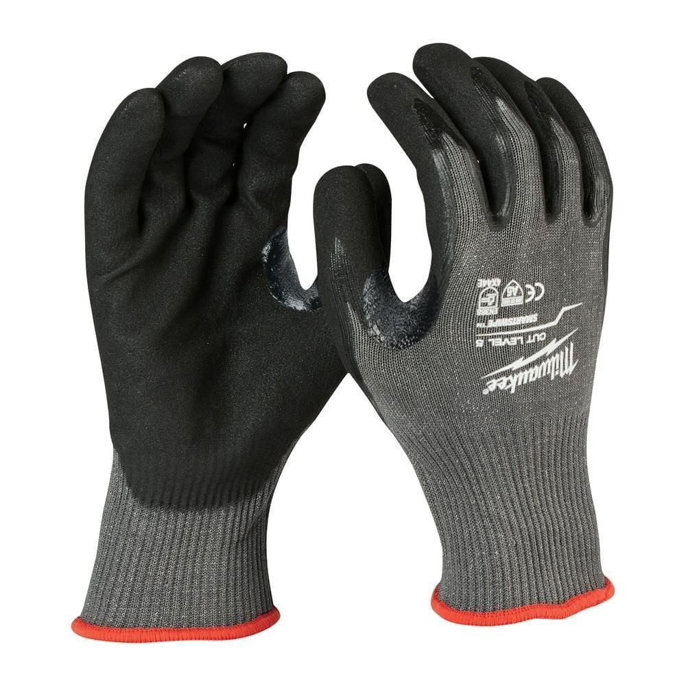 Milwaukee 12 Pack Cut 5 Dipped Gloves - Size 2XL - 48-22-8954B