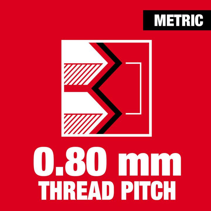 Milwaukee M5-0.80 mm 1-Inch Hex Threading Die, large image number 1