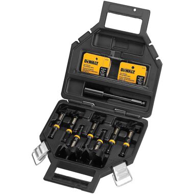 DEWALT 8-Piece Assorted Woodboring Self-feed Drill Bit Set DEWALT 8-Piece Assorted Woodboring Self-feed Drill Bit Set