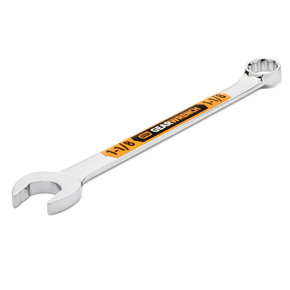 GEARWRENCH 1 1/8 Inch 12 Point Hi-Viz Long Pattern Combination Wrench, large image number 5