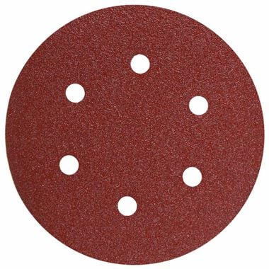Bosch 5 pc. 180 Grit 6 In. 6 Hole Hook-and-Loop Sanding Discs