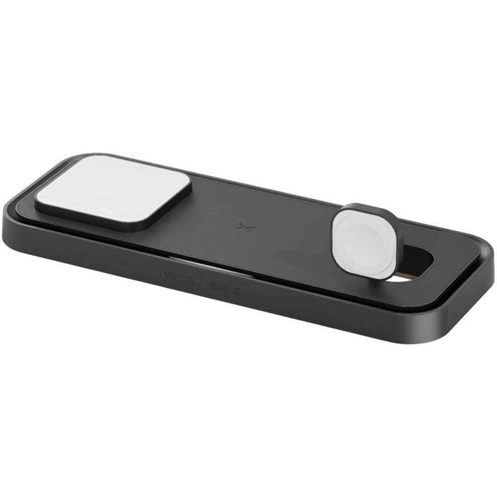 Noco 3-In-1 Qi2 15W Wireless Charging Pad Matte Black, large image number 1