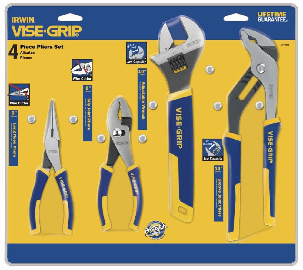 Irwin 4 piece Pro Pliers Set, large image number 1