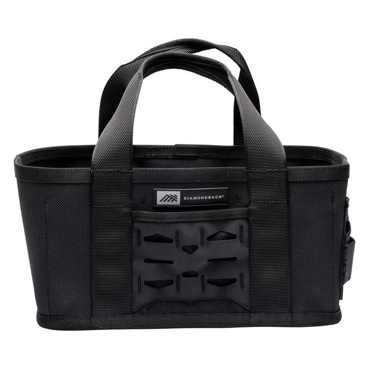 Diamondback Toolbelts Textured Vinyl and 1000D Nylon Baere Tote X, Black