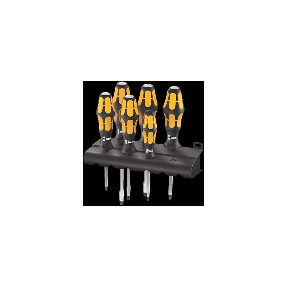 Wera Tools Kraftform 932/6 Chiseldriver & Rack Screwdriver Set, large image number 2