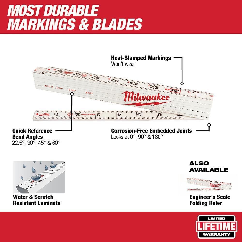 Milwaukee Composite Folding Rule, large image number 2