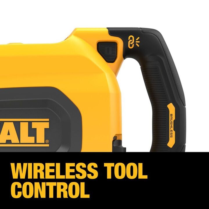 DEWALT 60V 27 Lbs. SDS MAX Inline Chipping Hammer Cordless Kit, large image number 3