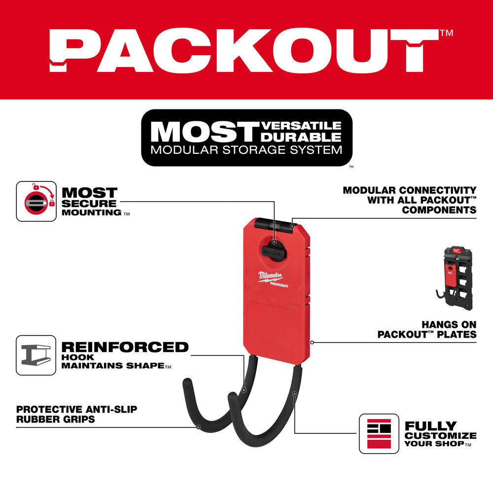 Milwaukee PACKOUT 6 Curved Hook, large image number 7