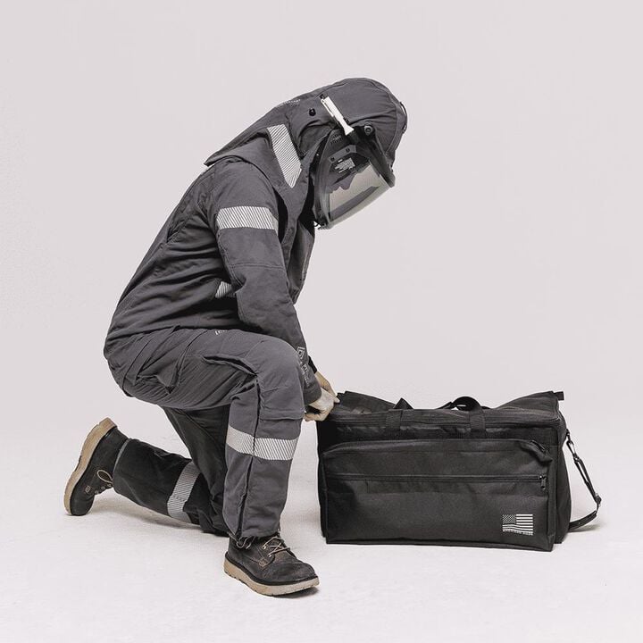 OEL 40 Cal Arc Flash Jacket and Bib Overall Kit Mens, large image number 1