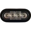 Buyers Products Company 6 Inch LED Oval Strobe Light with Amber/Green LEDs and Clear Lens, small image number 3