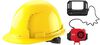 Milwaukee Yellow Front Brim Vented Hard Hat with 6pt Ratcheting Suspension Type 1 Class C & BOLT USB Cooling Fan Bundle, small image number 1