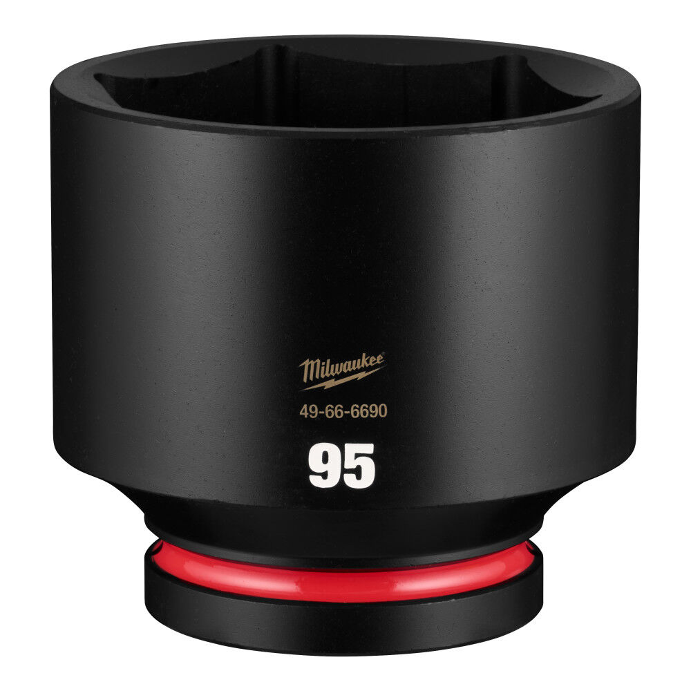 Milwaukee SHOCKWAVE Impact Duty 1 Inch Drive 95mm Standard 6 Point Socket - 49-66-6690