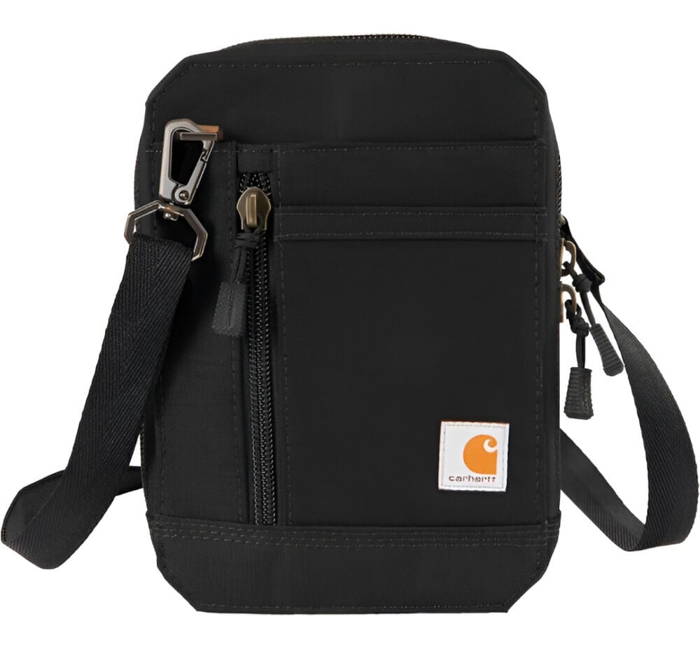 Carhartt Black 700D Nylon Duck Crossbody Wallet, large image number 1