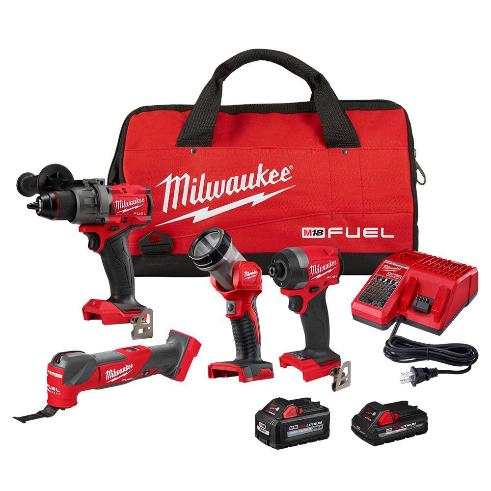 Milwaukee M18 FUEL 4 Tool Combo Kit 3698-24MT - Acme Tools