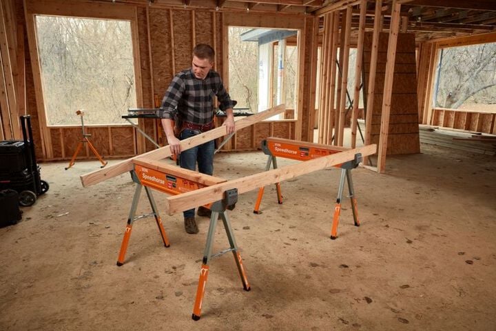 Bora Portamate Adjustable Speedhorse XT Sawhorse Work Support System Two Pack, large image number 9