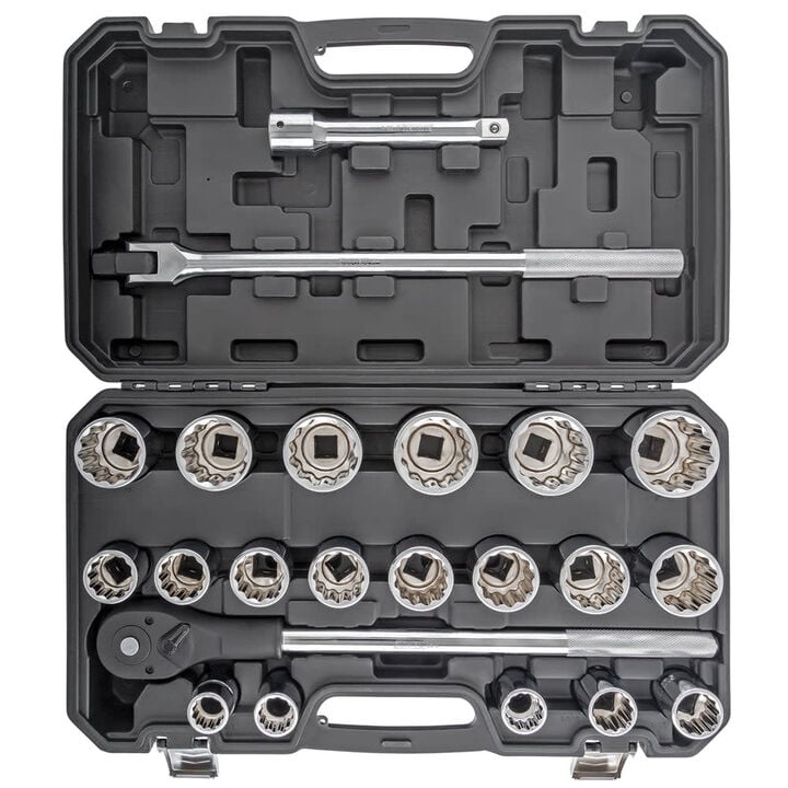Sunex 3/4 Inch Drive SAE 12-Point Socket Set 22 Pieces