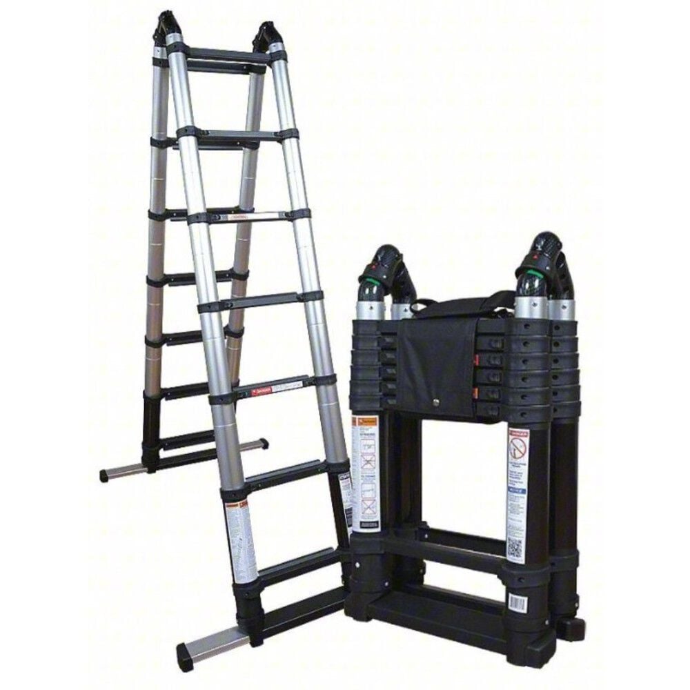 Xtend and Climb Contractor 300 Lbs Telescoping Aluminum Alloy Extension Ladder – XXC714/300