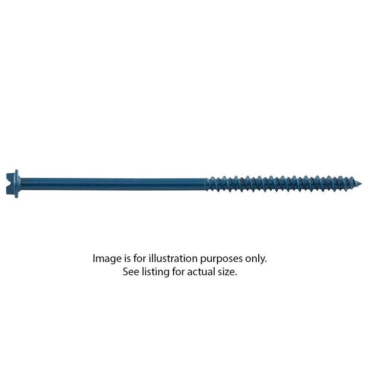 DEWALT Screw Anchors ULTRACON+ HWH 1/4 X 4 QTY: 100, large image number 0