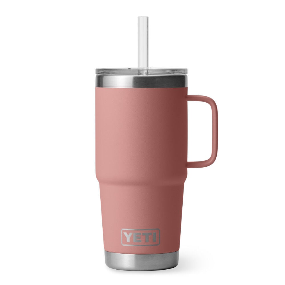YETI 25oz Rambler Straw Mug with Straw Lid Sandstone Pink – 21071503347