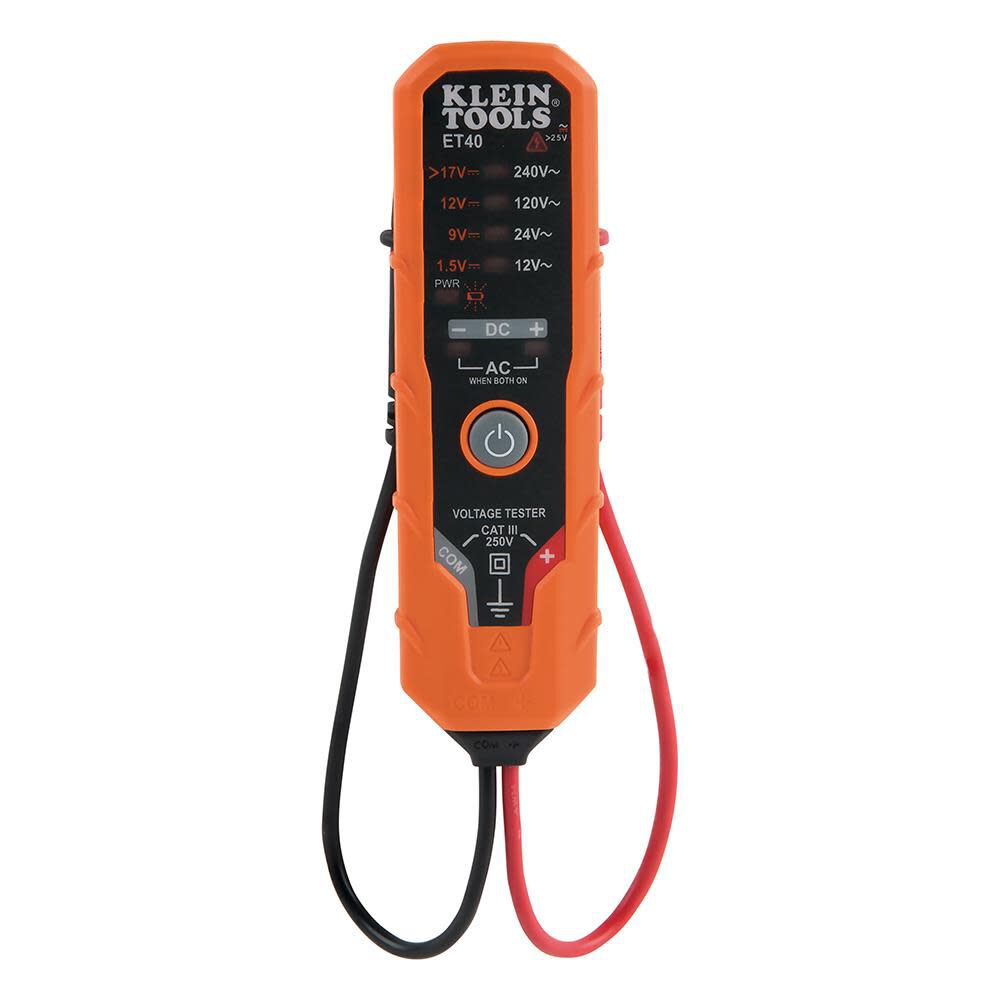 Klein Tools Electronic AC/DC Voltage Tester, large image number 1