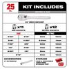 Milwaukee 25pc Ratchet and Socket Tool Set, small image number 3