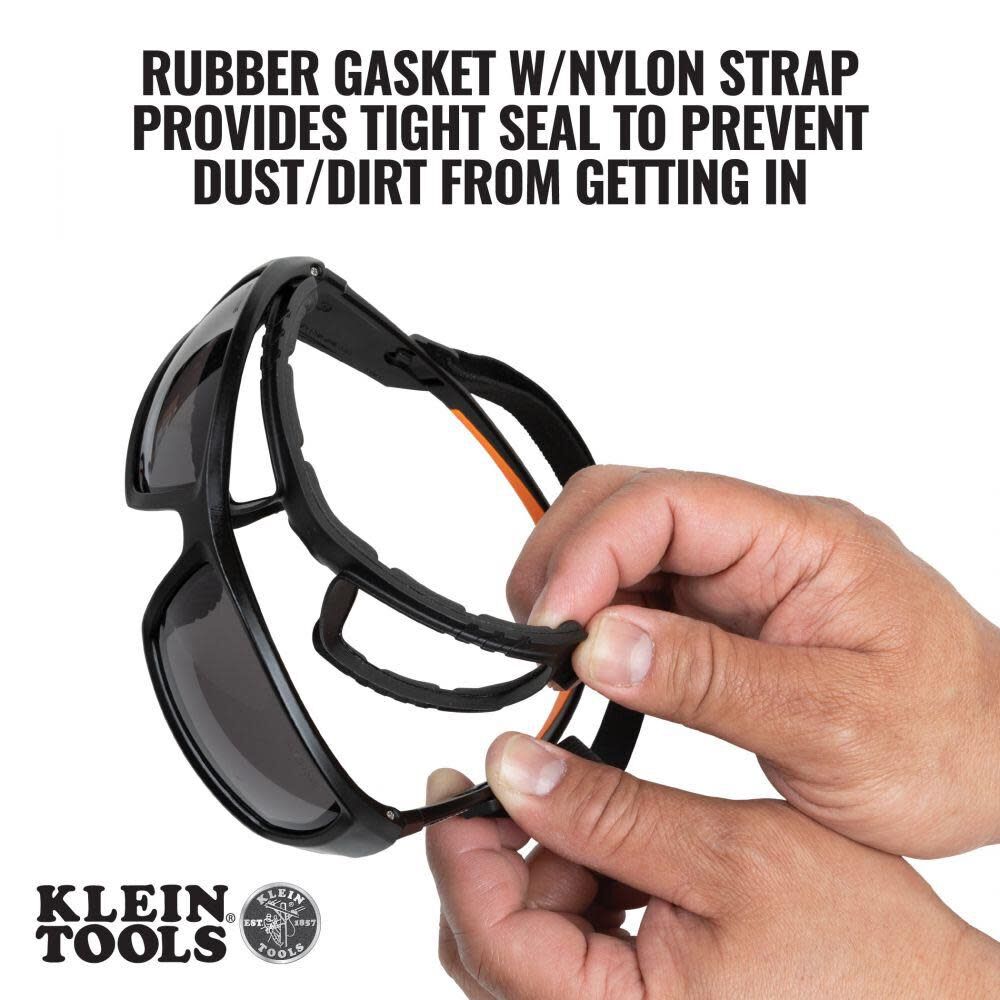 Klein Tools Pro Gasket Safety Glasses Gray, large image number 14