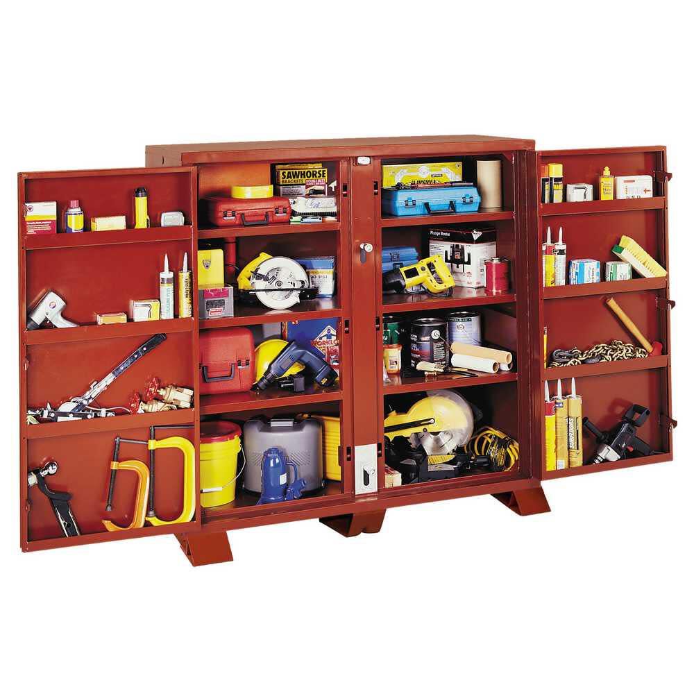 Crescent JOBOX Utility Storage Cabinet 24in x 60in x 57in Two Door, large image number 1