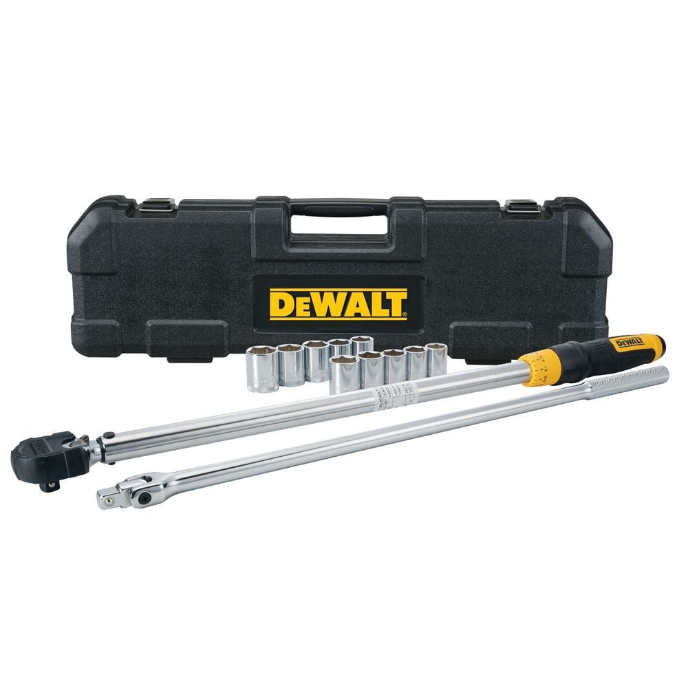 DEWALT Torque Wrench Tool Set and Tire Change Kit 12 Pieces - DWMT45012