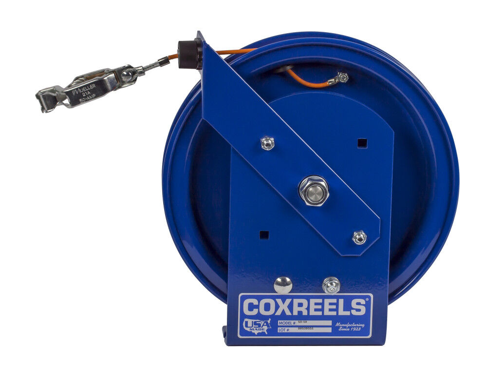 Coxreels Spring Rewind Static Discharge Cable Reel 100' Cable, large image number 7