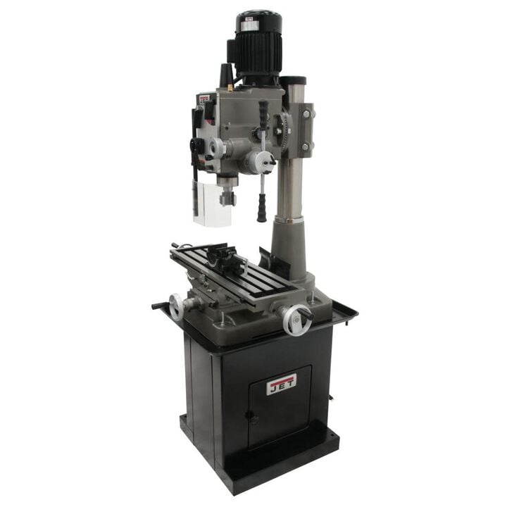 JET Geared Head Square Column Mill/Drill with Power Downfeed