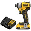 DEWALT ATOMIC 20V MAX Brushless Cordless Compact 1/4 Inch Impact, small image number 1