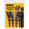 DEWALT 4PC Magnetic Pivoting Nut Driver Set (1/4in 5/16in 3/8in 7/16in), small