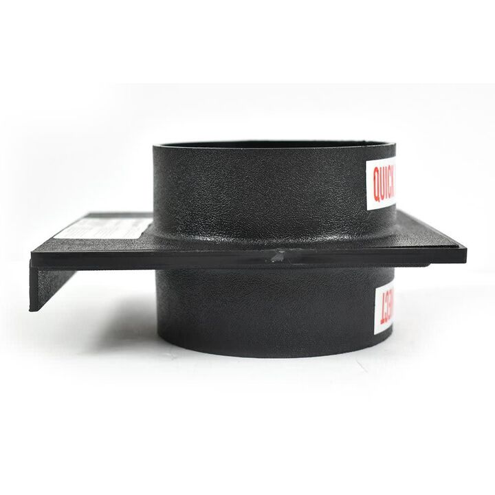 Big Horn 4 Inch Black ABS Plastic Quick Coupling/Disconnect Blast Gate, large image number 3