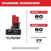 Milwaukee M12 REDLITHIUM XC 4.0Ah Extended Capacity Battery Pack, small