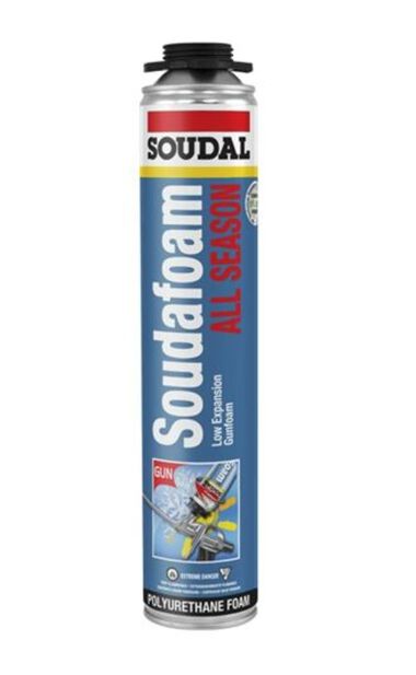 Soudal 24 Oz Aerosol Can Gun Soudafoam All Season PU Foam