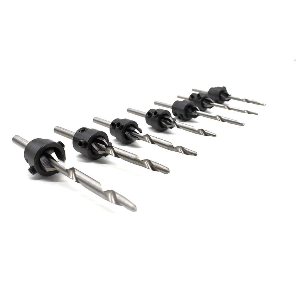Big Horn 7 Piece Countersink and Counter Bore Wood Drill Bit Set, large image number 5