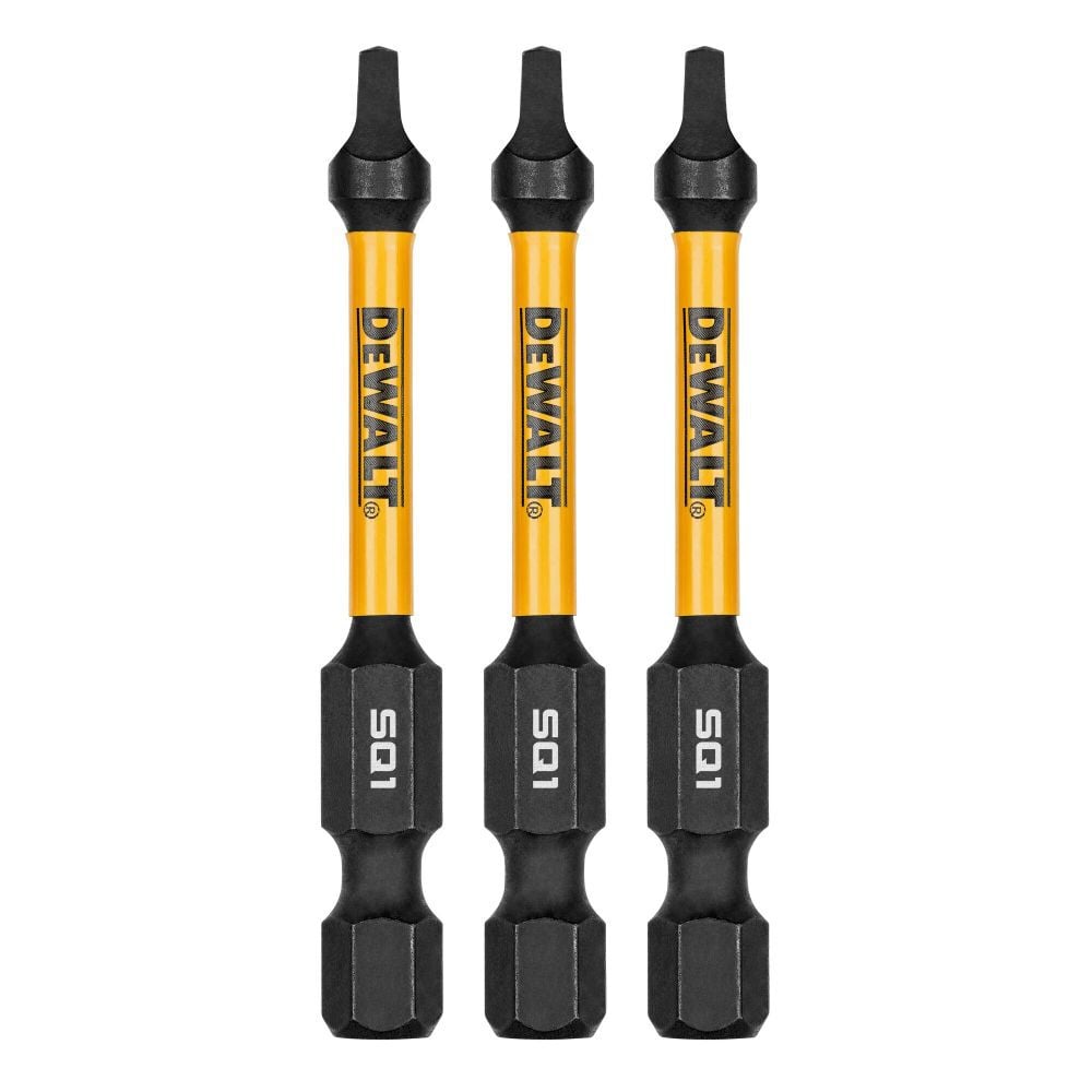 DEWALT 2.25In Square #1 Flextorq 3 Pack – DWAF2SQ1IR3