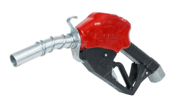 Fill-Rite 1 Inch Diesel High Flow Automatic Nozzle Red