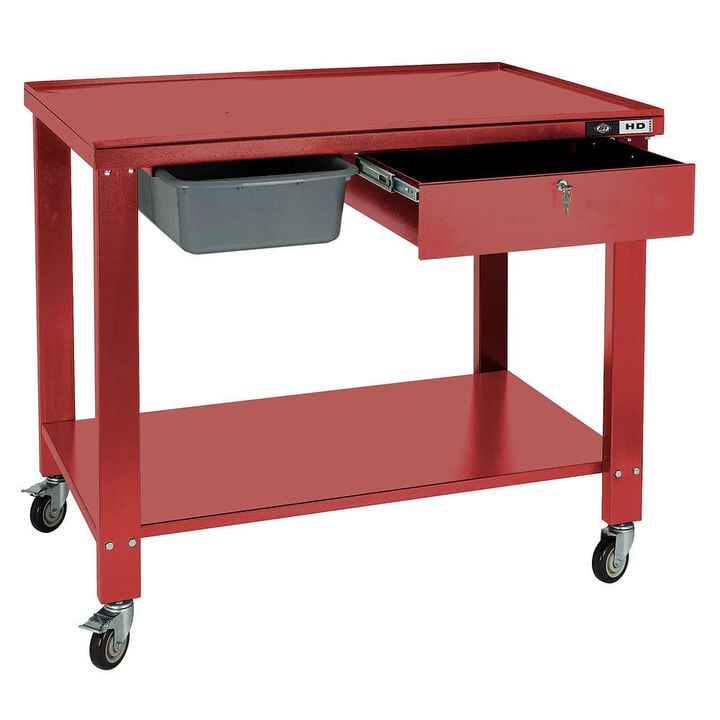 American Forge 1100 Lbs Capacity 48 Inch Teardown Table with Drawer, large image number 1