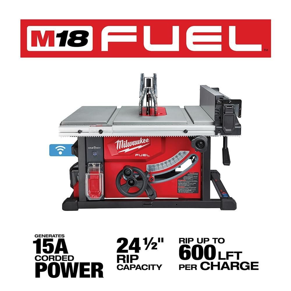 Milwaukee M18 FUEL 8-1/4 in. Table Saw with ONE-KEY Kit, large image number 3