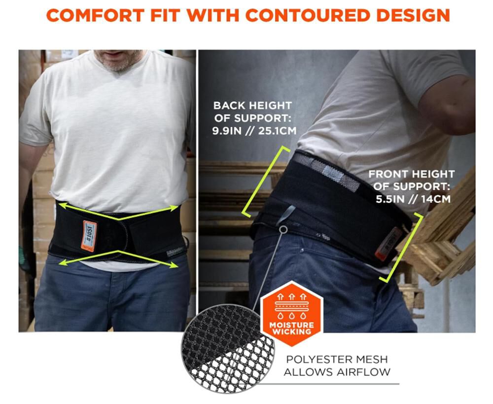 Ergodyne Proflex 1051 Light Mesh Back Support, large image number 4